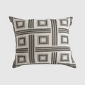 Greg Natale - Astoria Weave Cushion - Home (Black) Astoria Weave Cushion