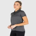 UNIT - Elite Flex Polo - T-Shirts & Singlets (CHAR HEATHER) Elite Flex Polo