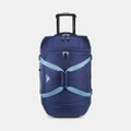 High Sierra - Fairlead Collection 28 DB Wheeled Duffel - Travel and Luggage (Blue and Navy) Fairlead Collection 28 DB Wheeled Duffel
