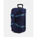 High Sierra - Fairlead Collection 22 DB Wheeled Duffel - Travel and Luggage (Blue and Navy) Fairlead Collection 22 DB Wheeled Duffel