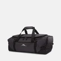 High Sierra - Fairlead Collection Travel Duffel Backpack - Duffle Bags (Black and Grey) Fairlead Collection Travel Duffel-Backpack