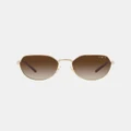 Vogue Eyewear - HAILEY BIEBER X VOGUE 0VO4242S - Sunglasses (Gold) HAILEY BIEBER X VOGUE 0VO4242S