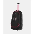 High Sierra - Composite V4 Ws Wheeled Duffel M - Backpacks (Black and Red) Composite V4 Ws Wheeled Duffel M