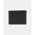 Samsonite - Leather Wallets Wallet Coin Card Flap - Travel and Luggage (Black) Leather Wallets Wallet Coin-Card Flap