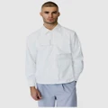 Justin Cassin - Kurtis Dual Pocket Jacket - Coats & Jackets (White) Kurtis Dual Pocket Jacket