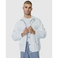 Justin Cassin - Haruto Strap Jacket - Coats & Jackets (White) Haruto Strap Jacket