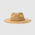 Quiksilver - Mens Crushy Straw Hat - Hats (KHAKI) Mens Crushy Straw Hat
