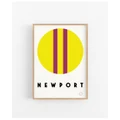 Clubbies Prints - 'Newport' - Home (Yellow) 'Newport'