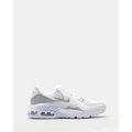Nike - Air Max Excee Women's - Lifestyle Sneakers (White, Metallic Platinum & White) Air Max Excee - Women's