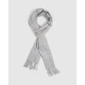 Oxford - Clint Check Scarf - Scarves & Gloves (Grey Light) Clint Check Scarf