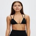 BONDI BORN - Mia Bikini Top - Bikini Tops (Black) Mia Bikini Top
