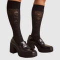 High Heel Jungle - Maria Lace Socks - Socks & Tights (Black) Maria Lace Socks
