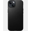 Nomad - iPhone 14 Modern Leather Phone Case - Tech Accessories (Black) iPhone 14 Modern Leather Phone Case