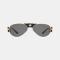 Versace - 0VE2150Q - Sunglasses (Gold) 0VE2150Q