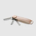 Orbitkey - Key Organiser Leather - Key Rings (Blush) Key Organiser Leather