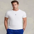 Polo Ralph Lauren - Custom Slim Fit Jersey Crewneck T Shirt - T-Shirts & Singlets (White) Custom Slim Fit Jersey Crewneck T-Shirt