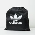 adidas Originals - Trefoil Gym Sack Unisex - Bags (Black) Trefoil Gym Sack Unisex