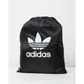adidas Originals - Trefoil Gym Sack Unisex - Bags (Black) Trefoil Gym Sack Unisex