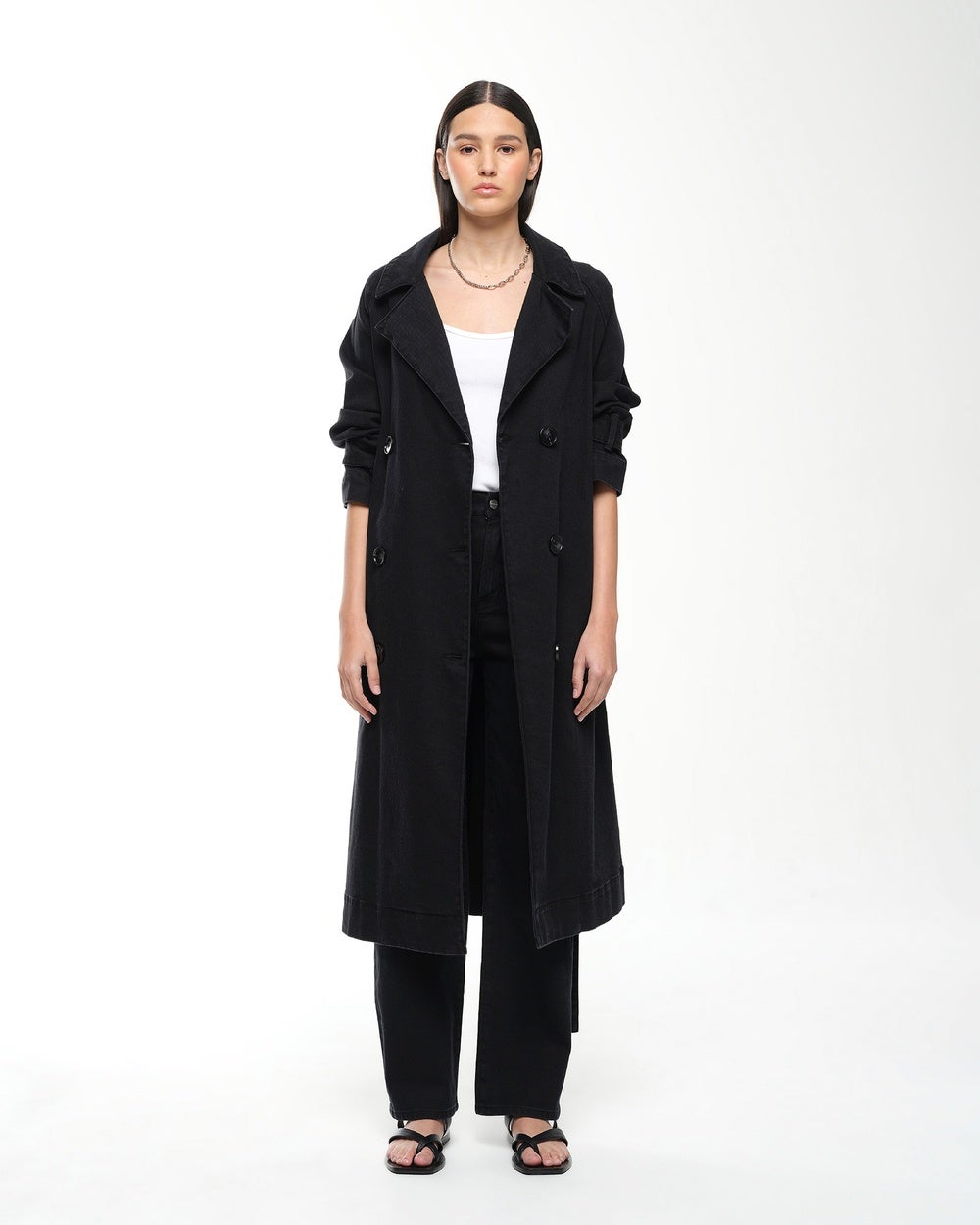 JACANDMOOKI - Trench Coat - Coats & Jackets (BLACK WASH) Trench Coat