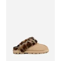 Ozwear Connection Uggs - Ugg Kids Coquette Slipper (Leopard Print)(Water Resistant) - Boots (SAND) Ugg Kids Coquette Slipper (Leopard Print)(Water Resistant)
