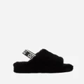 Ozwear Connection Uggs - Ugg Brooklyn Fluff Slide - Boots (BLACK) Ugg Brooklyn Fluff Slide