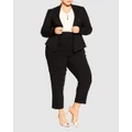 City Chic - Piping Praise Jacket - All onesies (Black) Piping Praise Jacket