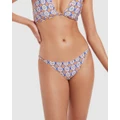JETS - Azura Geo Skinny Side Hipster Bikini Bottom - Bikini Set (RetroOrang) Azura Geo Skinny Side Hipster Bikini Bottom