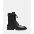Clarks - Tilham Lace - Boots (Black Leather) Tilham Lace