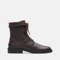 Clarks - Tilham Lace - Boots (Dark Brown Leather) Tilham Lace