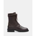 Clarks - Tilham Lace - Boots (Dark Brown Leather) Tilham Lace