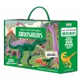 Sassi - Travel Learn Explore Puzzle and Book Set Dinosaurs - Activity Kits (Multi) Travel Learn Explore Puzzle and Book Set Dinosaurs