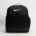 Nike - Brasilia 9.5 Backpack Medium - Backpacks (Black, Black & White) Brasilia 9.5 Backpack - Medium