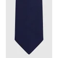 Van Heusen - Neck Tie Silk - Ties (NAVY) Neck Tie Silk