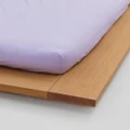Tekla - Cotton Percale Flat Sheet - Home (Lavender) Cotton Percale Flat Sheet