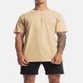 First Division - Core Crest Tee - Short Sleeve T-Shirts (Camel) Core Crest Tee