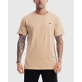 First Division - Performance Crest Tee - Short Sleeve T-Shirts (Camel) Performance Crest Tee