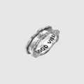 Haze & Glory - ICONIC EXCLUSIVE Ring Good vibes only in 925 sterling silver - Jewellery (Silver) ICONIC EXCLUSIVE - Ring Good vibes only in 925 sterling silver