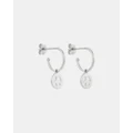 Karen Walker - Peace Hoop Earrings - Jewellery (Sterling Silver) Peace Hoop Earrings