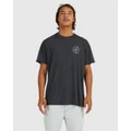 Billabong - Big Wave Daz T Shirt For Men - Tops (BLACK) Big Wave Daz T Shirt For Men