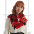 Ozwear Connection Uggs - Ugg Fringed Check Wool Scarf Red and Check - Scarves & Gloves (Red and Check) Ugg Fringed Check Wool Scarf Red and Check