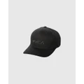 RVCA - Rvca Flex Fit Hat - Hats (BLACK) Rvca Flex Fit Hat