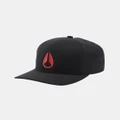 Nixon - Arroyo Cap - Hats (Black & Red) Arroyo Cap