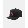 Nixon - Arroyo Cap - Hats (Black & Red) Arroyo Cap
