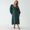 Willa - Ona Midi Dress - Dresses (Emerald) Ona Midi Dress