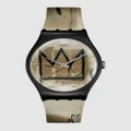 Swatch - UNTITLED BY JEAN MICHEL BASQUIAT - Watches (Black) UNTITLED BY JEAN-MICHEL BASQUIAT