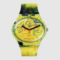 Swatch - HOLLYWOOD AFRICANS BY JM BASQUIAT - Watches (Yellow) HOLLYWOOD AFRICANS BY JM BASQUIAT