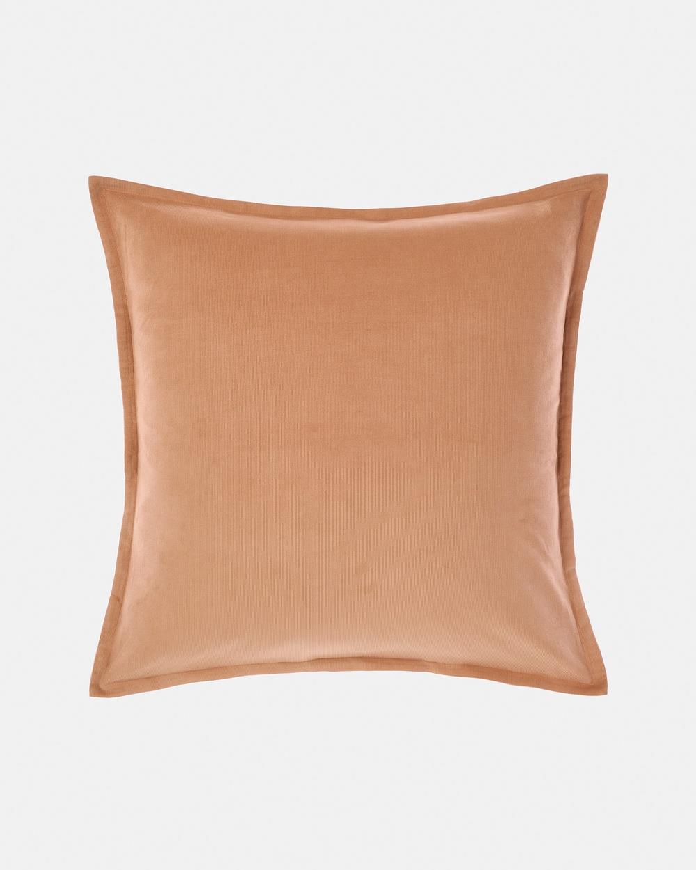 Linen House - Den European Pillowcase - Home (Caramel) Den European Pillowcase