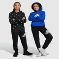 adidas Sportswear - Essentials Bos Track Pants Kids Teens - Pants (Black & White) Essentials Bos Track Pants - Kids-Teens