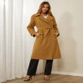 Atmos&Here - Eleanor Oversize Trench - Coats & Jackets (Camel) Eleanor Oversize Trench