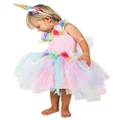 fairy girls - Unicorn Fairy Dress with Headband Large - Costumes (Multi) Unicorn Fairy Dress with Headband Large